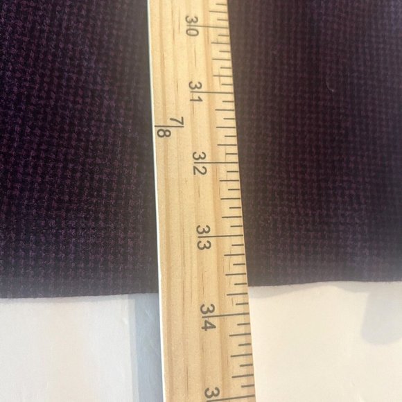 J. Jill Wearever Collection Open Front Cardigan Purple Houndstooth Sz M Pockets - Picture 5 of 7